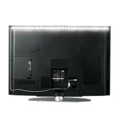 Solight WM501 LED pásek pro TV, 100cm, USB, vypínač, studená bílá