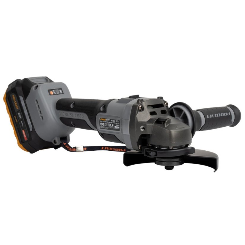 Procraft Industrial AG125A aku úhlová bruska 125 mm 20 V 1x4Ah