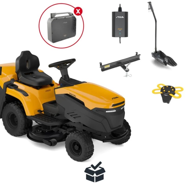 Stiga Estate 598e ePower PRO bateriový zahradní traktor bez aku