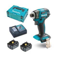 Makita DTD173RTJ aku rázový šroubovák 1/4" Li-ion LXT 18V/5,0Ah, Makpac