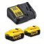 Dewalt DCK355P2T sada aku nářadí 18V XR DCD800, DCH172, DCG405, 2x 5,0 Ah