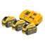 Dewalt DCB118X3 3x akumulátor 9,0Ah + nabíječka 18V/54 V Flexvolt