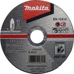 Makita B-45331 řezný kotouč 125x1x22 hliník