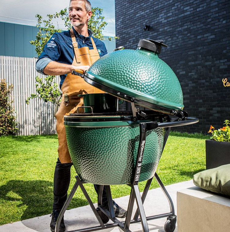 Big Green Egg Integrovaný pojízdný stojan+držadlo XLarge 121158