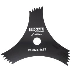 Procraft H-3T/D nůž do křovinořezu 255x25.4mm 3Z DRAGON