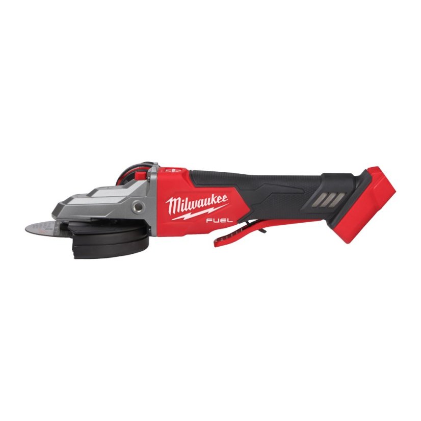 Milwaukee M18 FUEL™ FSAGF125XPDB-0X 125 mm úhlová bruska s plochou hlavou, brzdou a kolébkovým spínačem 4933478439