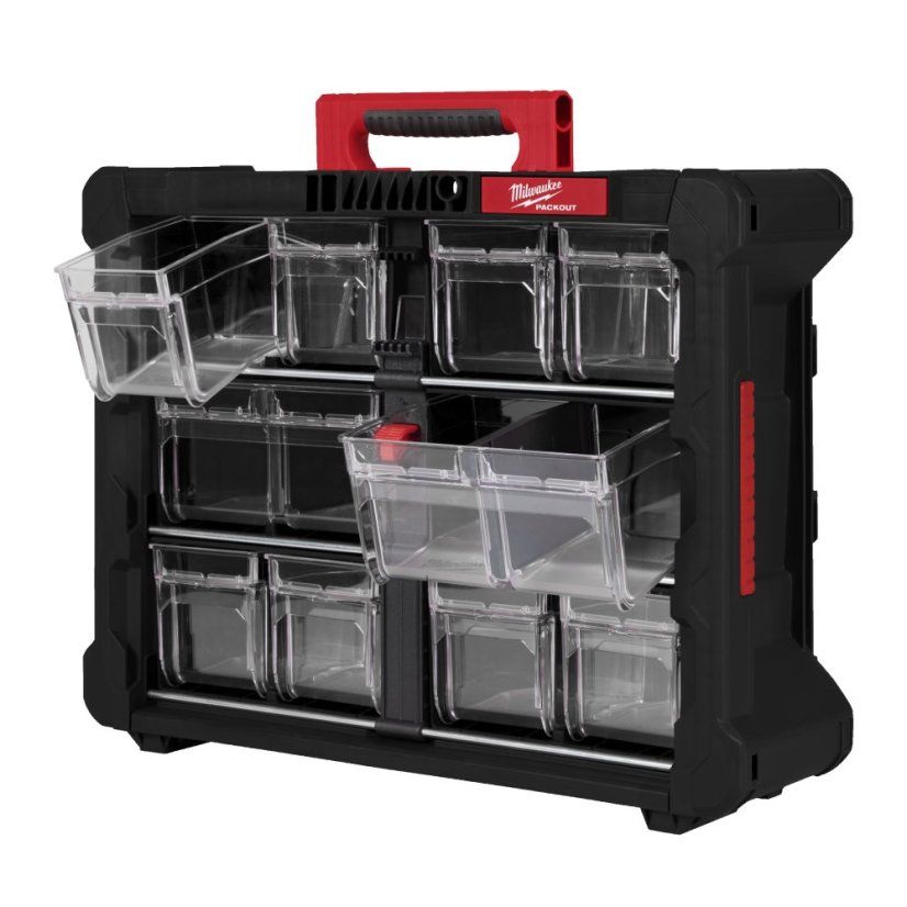 Milwaukee PACKOUT™ organizér s vyklápěcími boxy 4932498323