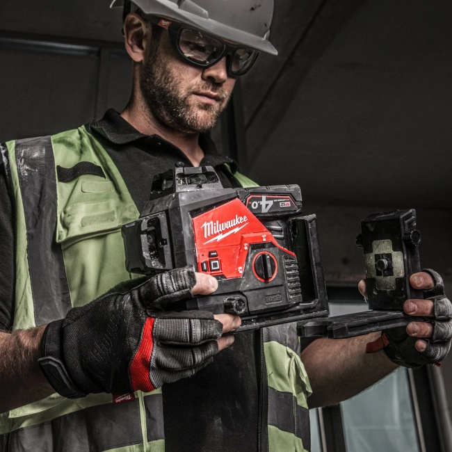 Milwaukee M12 3PL-401C aku laser zelený 360° 4933478102