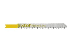 EXTOL PREMIUM 8805507 plátky do přímočaré pily 5ks, 75x4,0mm, HCS