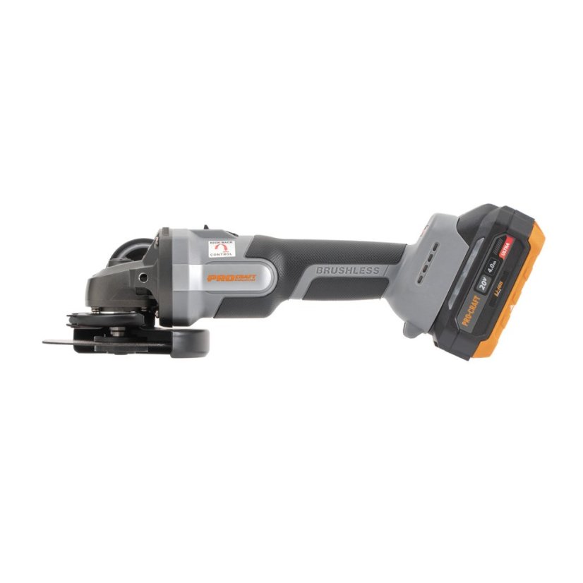 Procraft Industrial AG125A-1B-F aku úhlová bruska 125 mm 20 V 1x4Ah (Taška)