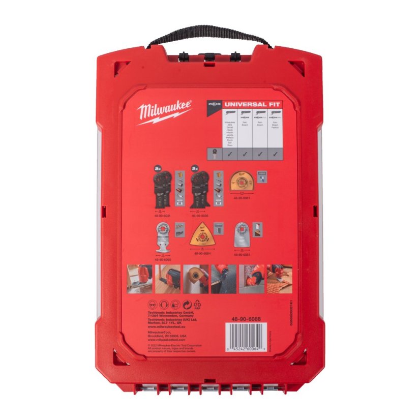 Milwaukee renovační sada pro multifunkční nářadí 8 ks 48906088