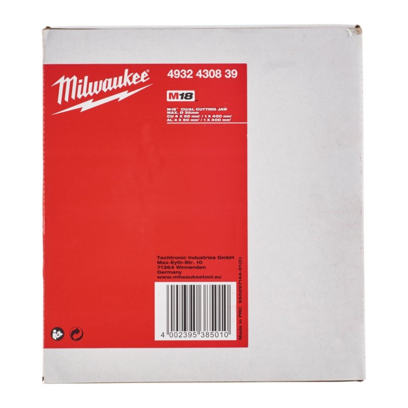 Milwaukee standardní kabelové řezací čelisti včetně nožů Cu / Al  4932430839