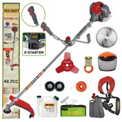 Procraft 357GBC-EL Benzínový křovinořez s elektrickým startovaním