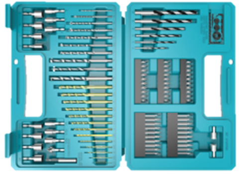 Makita B-68432 sada vrtáků a bitů 102ks v kufru