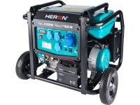 HERON 8896145 elektrocentrála benzínová 17HP/8,2kW, podvozek, elektrický start