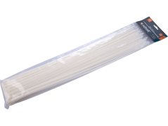 EXTOL PREMIUM 8856122 pásky stahovací na kabely bílé, 540x7,6mm, 50ks, nylon PA66