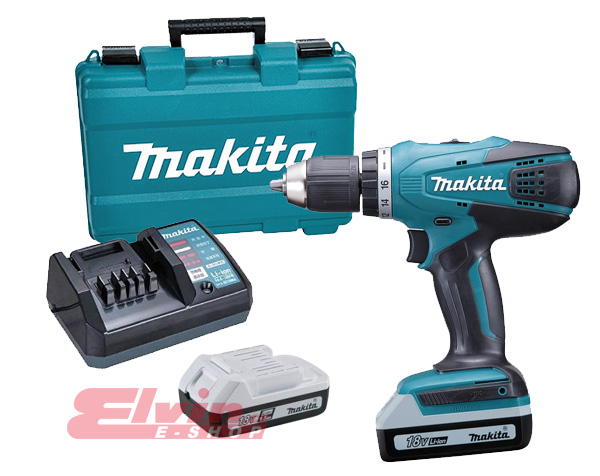 Makita DF457DWE aku šroubovák Li-ion 18V 1,5Ah
