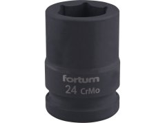 FORTUM 4703024 hlavice nástrčná rázová 3/4", 24mm, L 52mm