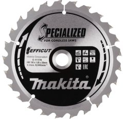 Makita E-11178 190x1.85x20mm 25Z kotouč pilový dřevo Efficut = old E-11140