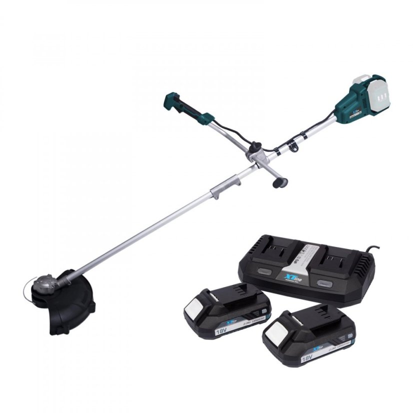 XTline XT102895-2B4 aku strunová sekačka 2V1 bezuhlíková 36V + 2 baterie EVE 4.0Ah + nabíječka 3.0A XTline XT102895-2B4 aku strunová sekačka 2V1 bezuhlíková 36V + 2 baterie EVE 4.0Ah + nabíječka 3.0A