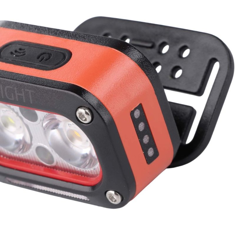 Solight WN55 LED čelová nabíjecí svítilna, 250lm, teplé+studené světlo, Li-Ion