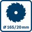 Bosch GKS 18V-57-2 GX aku okružní pila 18V bez aku 06016C1001
