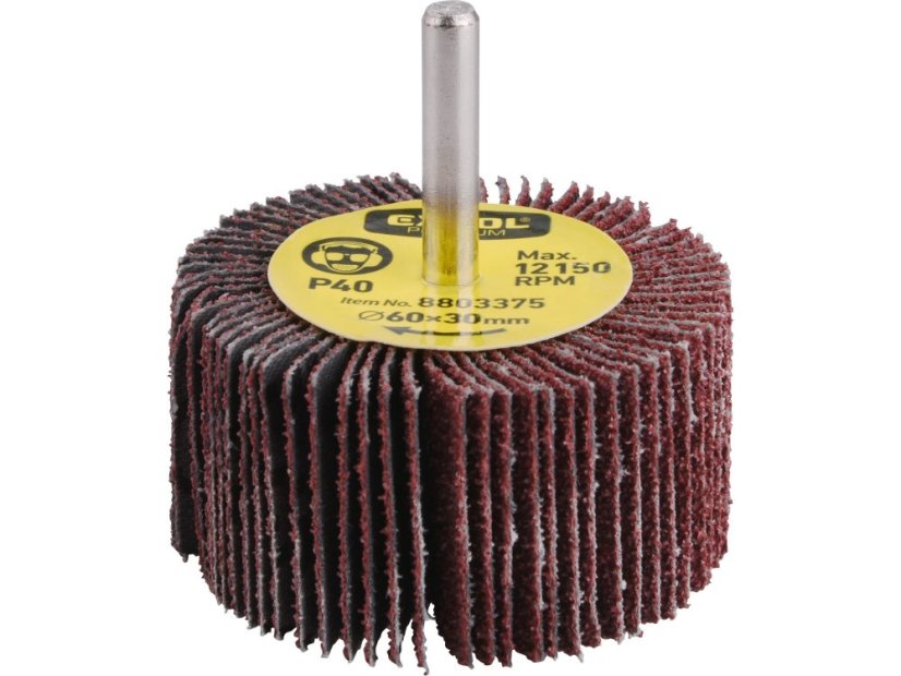 EXTOL PREMIUM 8803376 lamelový kotouč brusný na stopce, O 60x30x6mm, P60 EXTOL PREMIUM 8803376 lamelový kotouč brusný na stopce, O 60x30x6mm, P60