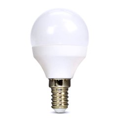 Solight WZ415-1 LED žárovka, miniglobe, 4W, E14, 3000K, 340lm, bílé provedení