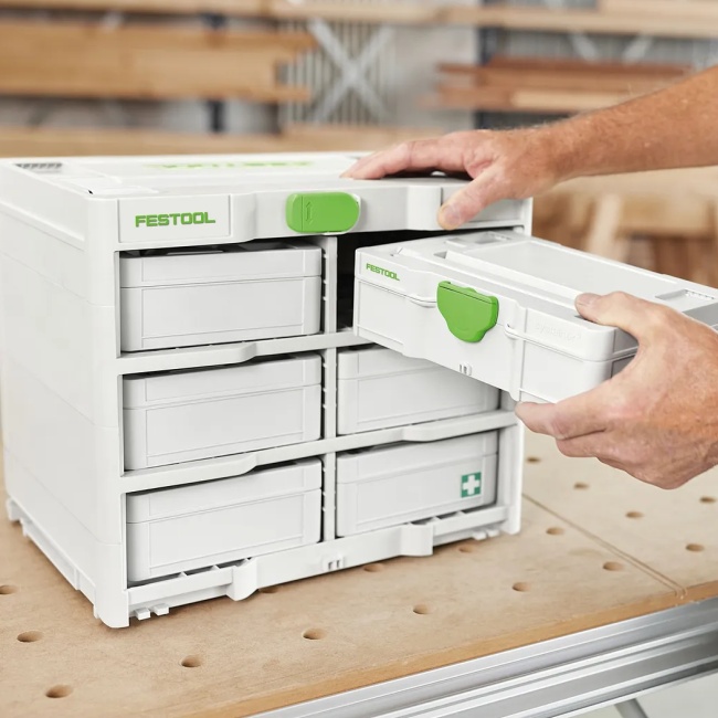Festool 577816 SYS3-RK/6 M 337-Set Systainer3 Rack