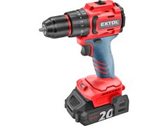EXTOL PREMIUM 8891808 aku příklepový šroubovák SHARE20V, BRUSHLESS, 1x2Ah