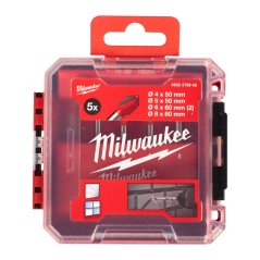 Milwaukee 5 dílná sada vrtáků do skla a dlaždic 4932479948