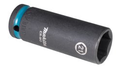 Makita E-16508 klíč nástrčný prodloužený 1/2", čtyřhran, IMPACT BLACK, 21mm