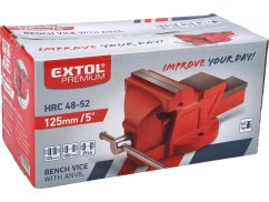 EXTOL PREMIUM 8812613 svěrák s kovadlinou, 125mm