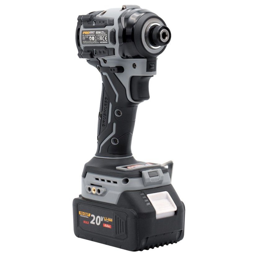 Procraft industrial ID20Abb aku rázový utahovák 20 V 1/4" 180 Nm bez aku