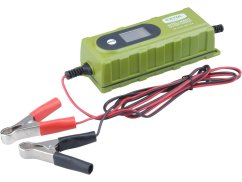 EXTOL CRAFT 417300 autonabíječka 6stupňová s LCD, řízená mikroprocesorem, 6/12V, 3,8A