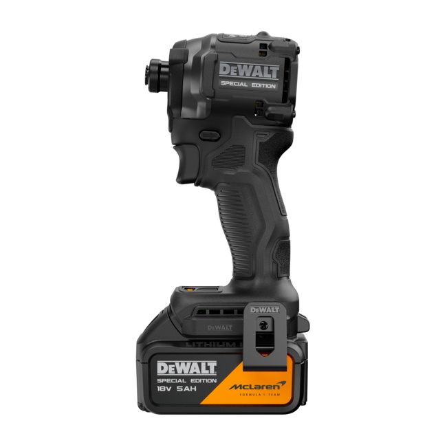Dewalt DCF86MP2T aku rázový utahovák edice McLaren 1/4" 205 Nm 18V 2x5Ah