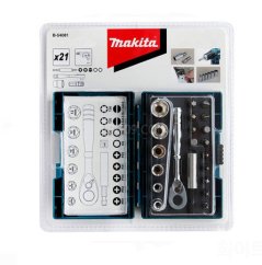 Makita B-54081 sada bitů a nástrčkových klíčů s ráčnou 21ks