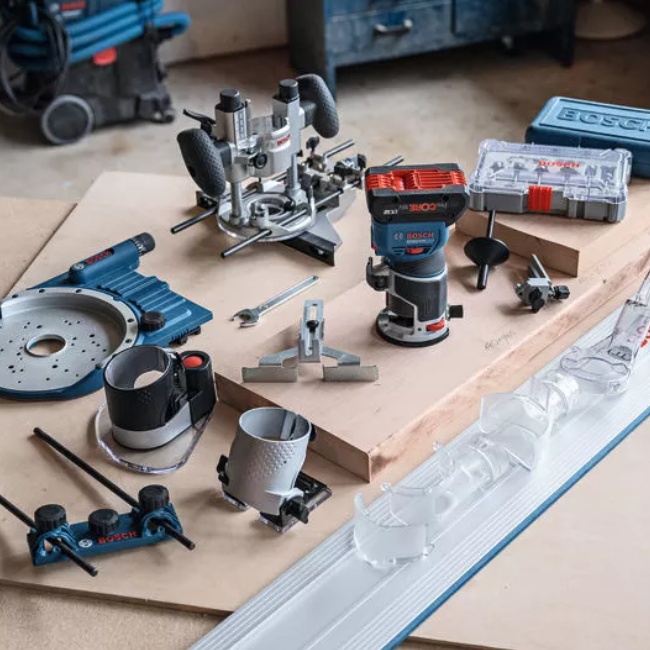 Bosch GKF 18V-8 aku fréza ohraňovací 18V 0.601.6C2.000