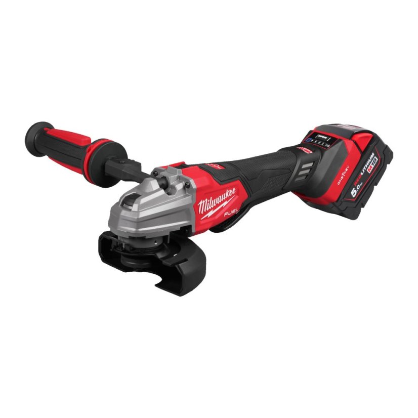 Milwaukee M18 FUEL™ FSAGSVO125X-502X bezpečnostní bruska 125 mm s variabilními otáčkami a funkcí ONE-KEY™ 4933493553