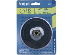 EXTOL CRAFT 108501 nosič brusných výseků - M14, suchý zip, 115mm