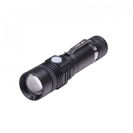 Solight WN33 nabíjecí LED svítilna s cyklo držákem, 400lm, fokus, Li-Ion, USB