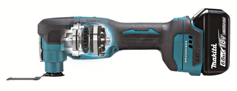 Makita DTM53RTJX1 aku MultiTool s příslušenstvím Li-ion LXT 18V 2x5Ah