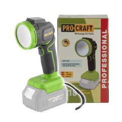 Procraft LL18bb aku LED reflektor 20 V 300 lm bez aku