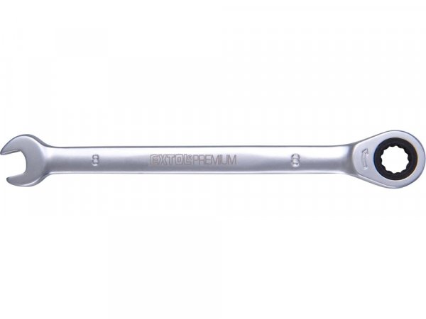 EXTOL PREMIUM 8816108 klíč ráčnový očkoplochý, 72 zubů, 8mm