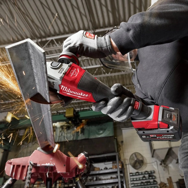 Milwaukee M18 FHSAG125XPDB2-0X M18 FUEL™ bruska úhlová 125mm s brzdou a kolébkovým spínačem bez aku 4933493417