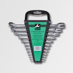 GK TOOLS P16143 sada očkopl.klíčů 6-22 mm 12 dílů matný chrom