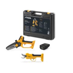 Stiga SP100e Kit aku prořezávací set aku pila PR 100e + aku nůžky SC 100e 20V 1x2Ah