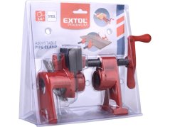EXTOL PREMIUM 8815403 svěrka trubková nastavitelná, fixace na pevném konci pomocí trubky s vnějším závitem DN 20 - 3/4" -26,9mm