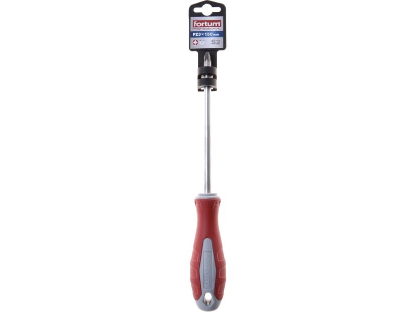 FORTUM 4740310 šroubovák křížový pozidriv, PZ 3x150mm, S2