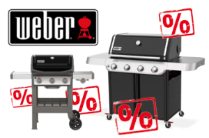 Výprodej plynových grilů WEBER